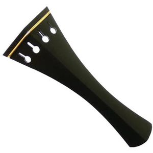 Beginners Viool Accessoires 4/4 Viool Staartstuk Peaked Hill-Style Ebbenhout Goud Fret Lijn Accessoire