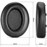Voor Sony WH-XB910N XB910N 2 stks Headset Oorbeschermers Spons Cover (Zwart)