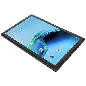 Tablet, Voorzijde 8MP Achterzijde 13MP Aluminiumlegering 10,1 Inch HD-tablet Dual SIM Dual Standby Octa Core voor Werken (Zwart)