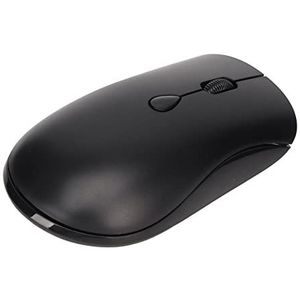 Laptopmuis, Ergonomische 2.4G Draadloze Muis 1600DPI ABS-materiaal voor op Kantoor (BLACK)