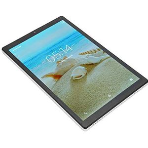 Game Tablet, 10 Inch Tablet 4GB 64GB 100-240V 5000mAh Batterij Wit Octa Core Processor Ondersteuning Bellen Lezen voor Kinderen (EU-stekker)