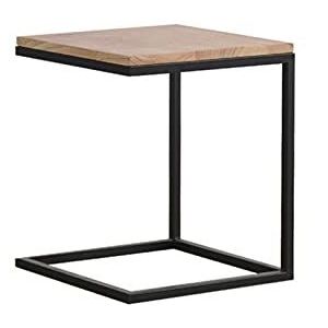 Exquise thuisbank bijzettafel, woonkamer slaapkamer hoektafel binnen lade tafel houten rechthoekige salontafel, 42 * 42 * 48CM (maat: 42 * 42 * 48CM, kleur: A)