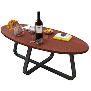Prachtige receptie salontafel, grote houten banktafel Creatief centrum salontafel Kantoor Condominium Cafe Woonkamer bijzettafel (afmetingen: 120 * 60 * 45CM, Kleur: C)