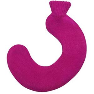 1.5L U-Shaped for Neck Hot Water Fles voor Verjaardagscadeau in de winter (Single Head Rose rood)
