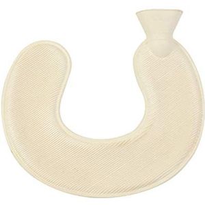 1L U-vormige warmwaterkruik voor nek als verjaardagscadeau in de winter (U-vormige warmwaterkruik met één kop (willekeurige kleur))