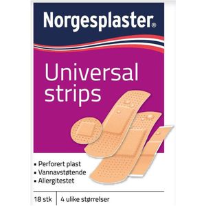 Norgesplaster Universal Strips  18 stk.