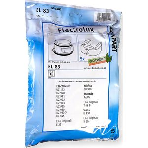 Scanpart - E22N ES100 - Stofzak - Bruin - Papier - Inhoud 5 Stofzakken