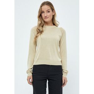 Gebreide Trui - Effen - Knitwear - Ronde Hals - Lange Mouw