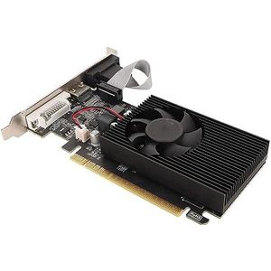 GeForce GT 730, 4GB DDR3 128bit, DirectX 12 Grafische Kaart met Meerdere Poorten, Videokaart, Computer-GPU voor Werken, Laag Stroomverbruik, Ondersteunt Reguliere ITX en SFF