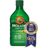Mollers Omega-3 levertraan citroen 250 Milliliter