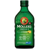 Möller's Omega-3 Citroen - 250 ml - Visolie - Levertraan - Voedingssupplement - Met vitamine D