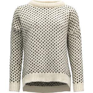 Devold - Nordsjø Split Seam Pullover - Dames - Groen - Merinowol