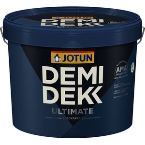 Jotun Demidekk Ultimate Täckfärg - Jotun Verf - Buitenbeits Dekkend - Watergedragen - 10 liter - RAL 9005 Zwart