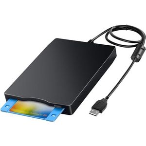 Floppy Disk Reader Externe Floppy Disk Drive Floppy Disk Reader USB 3.5"" USB Floppy Disk Reader 1,44 MB FDD Draagbare Floppy Disk Disk voor PC Windows/XP / 7/8/10/11 Plug and Play