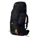 Backpack Bergans Alpinist V6 Large 130L Black Waxed Yellow