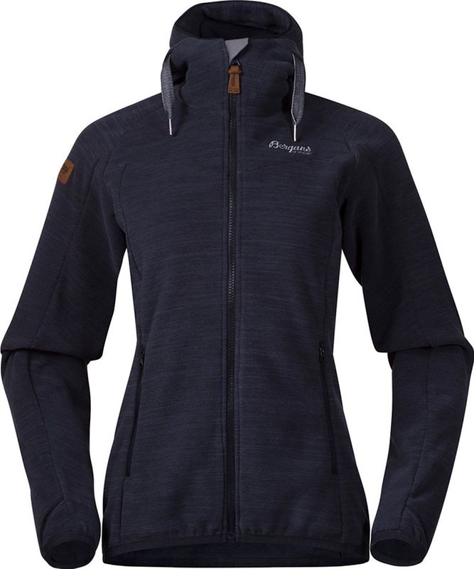 Vest Bergans Women Hareid Fleece W Jacket Dark Navy