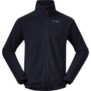 Vest Bergans Men Hareid Fleece Jacket NoHood Dark Navy