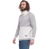 Bergans - Alvdal Wool Half Zip - Gebreide Trui - Vanilla White/Solid Dark Grey