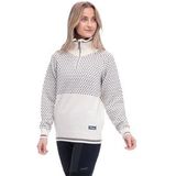 Bergans - Alvdal Wool Half Zip - Trui - Vanilla White/Solid Dark Grey - 100% Merinowol