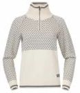 Bergans - Alvdal Wool Half Zip - Trui - Vanilla White/Solid Dark Grey - 100% Merinowol