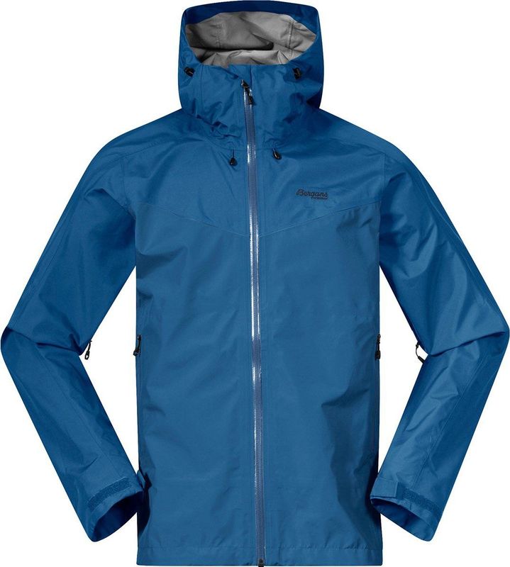Bergans Skar Light 3L Shell - North Sea Blue - Wind- en Waterdichte Jas