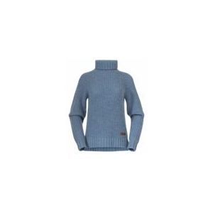 Trui Bergans Women Nordmarka Merino High Neck Jumper Husky Blue-S