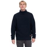 Bergans - Nordmarka Merino High Neck Jumper - Trui - Navy - 100% Merinowol