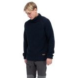 Bergans - Nordmarka Merino High Neck Jumper - Trui - Navy - 100% Merinowol