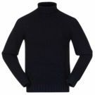 Bergans - Nordmarka Merino High Neck Jumper - Trui - Navy - 100% Merinowol