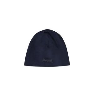 Muts Bergans Kids Cotton Beanie Youth Navy Blue/Solid Dark Grey