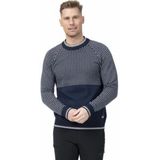 Bergans - Ulriken Jumper - Wollen Trui - Navy Blauw/Vanilla Wit