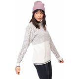 Bergans - Alvdal Wool Jumper - Trui - Vanilla White/Solid Dark Grey - 100% Merinowol
