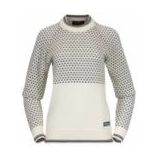 Bergans - Alvdal Wool Jumper - Trui - Vanilla White/Solid Dark Grey - 100% Merinowol