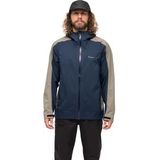 Bergans - Vaagaa Allround 3L Shell Jacket - Jas - Navy Blue/Green Mud - 100% Gerecycled Polyester