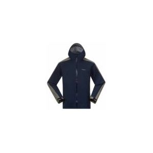 Bergans - Vaagaa Allround 3L Shell Jacket - Jas - Navy Blue/Green Mud - 100% Gerecycled Polyester