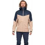 Bergans - Rabot Allround 3L Shell Jacket - Warm Sand - Navy Blue - Heren