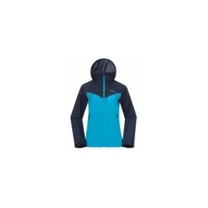 Bergans - Women Rabot Windbreaker Jacket - Aqua Lagoon/Navy Blue - 100% Gerecycled Polyamide