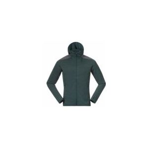 Vest Bergans Men Rabot Active Mid Hood Jacket Duke Green-S