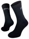 Bergans - Allround Mid Merino Cushioned Sock - Sok - Black - 63% Wol (Merino)