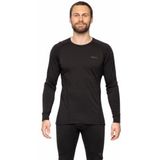 Bergans - Inner: Pure Merino Long Sleeve - Longsleeve - Zwart - 100% Merinowol