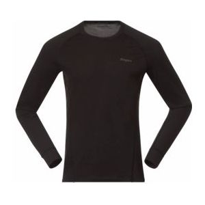 Bergans - Inner: Pure Merino Long Sleeve - Longsleeve - Zwart - 100% Merinowol