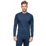 Bergans - Inner: Pure Merino Long Sleeve - Longsleeve - Navy Blue - 100% Merinowol