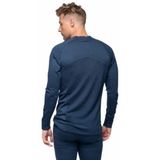 Bergans - Inner: Pure Merino Long Sleeve - Longsleeve - Navy Blue - 100% Merinowol