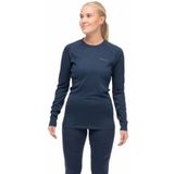 Bergans - Inner: Pure Merino Long Sleeve - Longsleeve - Navy Blue