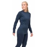 Bergans - Inner: Pure Merino Long Sleeve - Longsleeve - Navy Blue