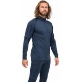 Bergans - Inner: Pure Merino Half Zip - Trui - Navy Blue - 100% Merinowol