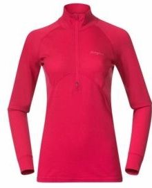 Bergans - Women Inner - Trui - Alpine Rose - Merino - Half Zip