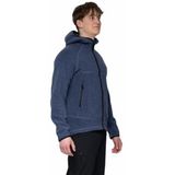 Bergans - Vaagaa Merino Terry Midlayer Hoodie - Granite Blue - Vest