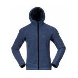 Bergans - Vaagaa Merino Terry Midlayer Hoodie - Granite Blue - Vest