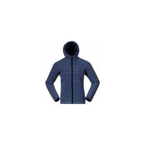 Vest Bergans Men Vaagaa Merino Terry Midlayer Hoodie Granite Blue-S